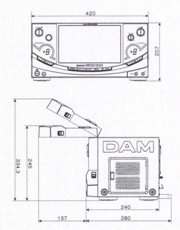 サイバーダムHD（DAM-G100X）の仕様